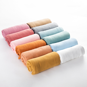 Manta de muselina 100% algodón para bebé, manta transpirable ultraligera - Product Image 1