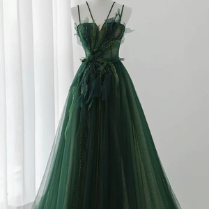 green forest fairy dress FAIRY Dress in Khaki Green – Zhenabia main image 1