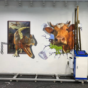 3D Vertical impresora directa a la pared para BLANCO pintura de látex en polvo de cáscara de la pared - Product Image 4