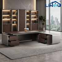 Bureau de direction modulaire moderne en MDF de luxe