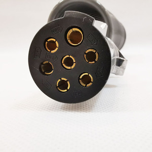 Câble électrique spiralé rétractable pour camion <span class=keywords><strong>remorque</strong></span> ABS / EBS Câble d'alimentation enroulé avec connecteurs 7 broches - Product Image 3