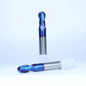 Fresa de extremo esférico de 8 mm extra larga, HRC 65, de carburo sólido - Product Image 2