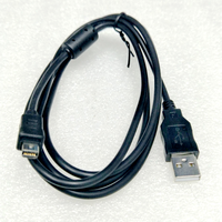 Cable USB de 1.5M con 12 Pines para Cámara, Cable de Datos y Carga para CB-USB5 / USB6 12P para Cámara Olympus