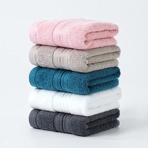 Luxury Custom Logo Cotton Small 34*34cm Hand <strong>Towels</strong> Washcloth <strong>Pink</strong> Khaki Grey Blue White 100% Cotton Square Face <strong>Towel</strong> - Product Image 3