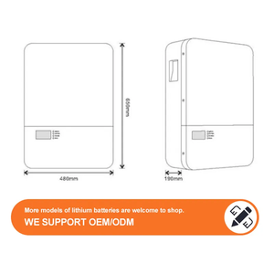 แบตเตอรี่ลิเธียมไอออนติดผนังราคาประหยัด 48V 100AH 200AH แบตเตอรี่เก็บพลังงานแสงอาทิตย์แรงดันต่ำ พร้อมระบบจัดการแบตเตอรี่ (BMS) รุ่น AS48-100 - Product Image 3
