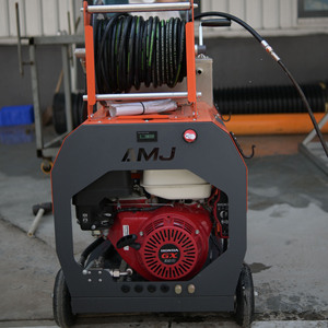 La máquina de limpieza de tuberías Amjet desbloquea 250bar 20lpm y pasa fácilmente a través de tuberías curvas <span class=keywords><strong>con</strong></span> sistema de calefacción - Product Image 3