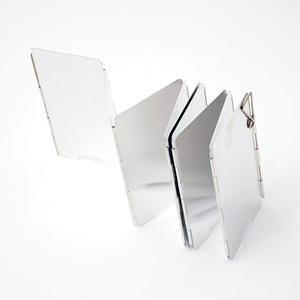 Estufa de Gas Portátil para Exteriores, Panel Cortavientos, 9 Piezas, Aluminio Plegable, Ligero, Accesorio de Camping con Bolsa de Tela - Product Image 5