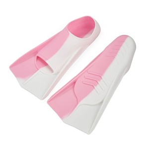 Palmes de natation en silicone courtes, antidérapantes, pour enfants et adultes, palmes de plongée freestyle, couleurs personnalisées - Product Image 5