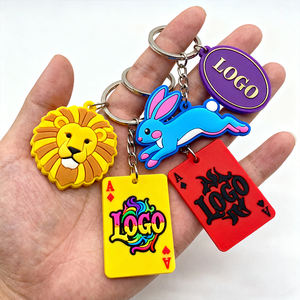 Portachiavi in Gomma Morbida con Personaggi Animali Cartoon Carini per Bambini e Collezionisti con <span class=keywords><strong>Figure</strong></span> Popolari - Product Image 3