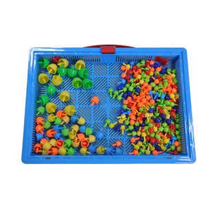 Nouveau Design Intelligent 3D Puzzle Jeux Jigsaw <span class=keywords><strong>Jeu</strong></span> de société 296 Pièces en plastique Grain Champignon Nail Beads à un prix - Product Image 6