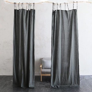 Rideau classique en lin tapisserie de haute qualité, nouveau, vente en gros, pour fenêtre de salon et chambre à coucher, 100% - Product Image 2