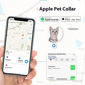 Collier GPS intelligent et écologique en silicone pour chaton et chiot avec suivi en temps réel via réseau 4G et autonomie de 1 an - Product Image 3