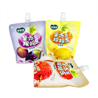 Sachet Doypack en plastique refermable, écologique, étanche et recyclable, avec bec verseur, pour jus, lait et liquides, 100ml, 120ml, 150ml