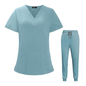 72% Polyester 21% Viscose 7% Spandex 200G Haut et pantalon de jogging pour uniforme d'infirmière Uniforme médical de qualité supérieure pour hôpital et médecin - Product Image 6