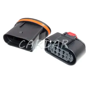 1 Set 14 Pin Car Terminal Composite Connector 1304487040 8W0973737 Waterproof Electrical Socket Car Unsealed Plug