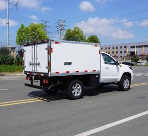 Offre exceptionnelle : Camionnette frigorifique Foton 4X2 pour la livraison de produits laitiers et de boissons - Product Image 4