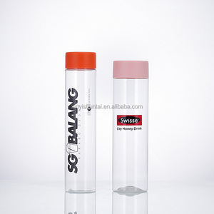 Cấp Thực Phẩm Màn Hình In Ấn Logo Pet Nhựa Nước Giải Khát Chai Nước Trái Cây Với Vít Cap Pet Hình Dạng Hình Trụ Chai Nhựa Cho Nước Trái Cây - Product Image 2