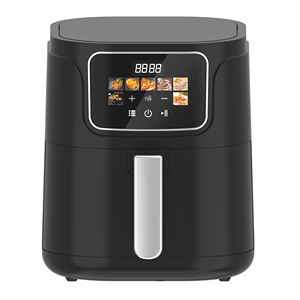 Nouveautés OEM Friteuse à air numérique intelligente sans huile avec écran tactile personnalisable 5L 6L 7L 8L en acier inoxydable - Product Image 4