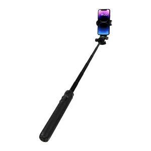 Selfie Statief Live Stream Opvouwbaar Statief 1.7 Meter Aluminium Selfie Stick Ring Licht Stand Uitschuifbare Statief Voor Telefoons