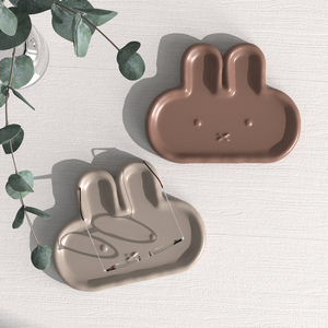 Moule en silicone LEQU Happy And Fun Rabbit Tray, moule 3D réutilisable pour la résine époxy, pour le rangement de bijoux, décoration de la maison - Product Image 4