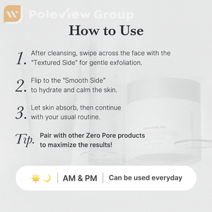 แผ่นโทนเนอร์บำรุงผิวหน้าเกาหลี ผสมกรดแลคติก 4.5% และกรดซาลิไซลิก 0.45% พร้อมแผ่นซับรูขุมขน - Product Image 6