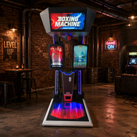 Machine d'arcade de boxe 3D de luxe à écran LCD 32 pouces, à monnayeur, avec classement photo et rédemption de tickets et de boissons, pour centre de jeux