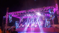 Sistema de armazón para eventos, armazón de iluminación de aluminio para uso en festivales de música al aire libre, estructura de armazón de iluminación de escenario