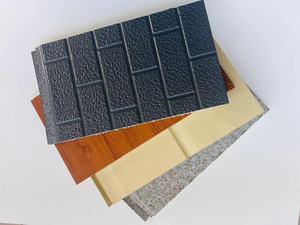 Hiện đại chống cháy PU Tấm bánh sandwich nóng bán cách nhiệt bên ngoài bức tường trang trí mặt tiền tấm nhà gạch phong cách - Product Image 5