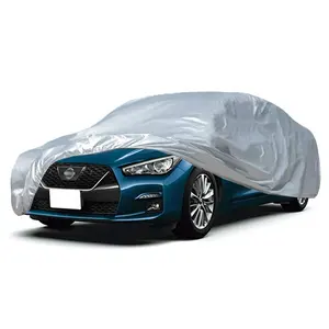 Hot Selling 190T Cotton Outdoor Car Cover Waterproof Snowproof Windproof Car Covers Universal Car Cover