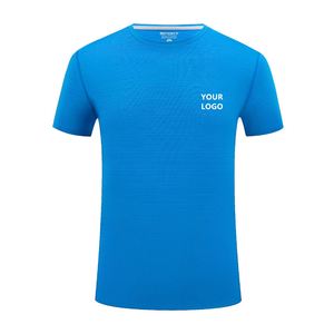 Camisetas Deportivas Personalizadas para Hombre, Secado Rápido, Negras, para Gimnasio, Absorben la Humedad, Manga Corta, para Correr, Deportivas, Casuales - Product Image 1