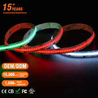 Vente en gros de bandes lumineuses LED flexibles RGB intelligentes et économiques 24V 10W 10MM pour extérieur avec télécommande 1934IC, bande lumineuse LED COB