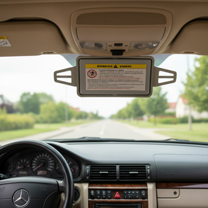 Sun Visor <b>Cover</b> for for Mercedes W210 W211 - Product Image 3