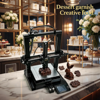 Machine d'impression 3D alimentaire pour chocolat, machine de fabrication, fournitures de fête, idées commerciales, machines à snacks, petites machines distributrices