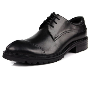 Authentic Leather Pointed Waterproof Oxford Shoes Slip-On Adjustable Strap Stable ARCH <b>SUPPORT</b> Breathable Casual Dress Shoes - Product Image 1