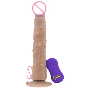FAAK-G308 uzaktan kumanda elektrikli dildos vibratör kadın seks oyuncakları g noktası stimülasyon seks shop yetişkin seks oyuncakları