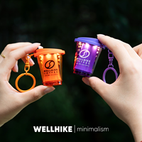 Lampu Kopi Kapsul WELLHIKE - Lampu Suasana Camping Mini LED - Lampu Malam Camping Luar Ruangan Portabel Tipe Gantungan