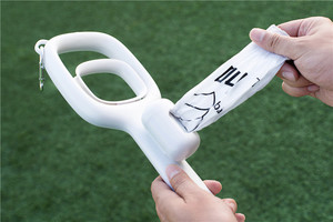 Raccoglitore di rifiuti per animali domestici portatile di alta qualità all'ingrosso cani Scooper per cacca con manico lungo Scooper per cacca di cane da passeggio - Product Image 3