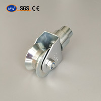 Roue de porte en acier au carbone de bonne qualité, diamètre 60 mm, pour porte coulissante, roulement de rail, marque OEM MW
