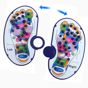 Tappetino per massaggiatore plantare, tavola per massaggio manuale per affaticamento del tallone e dei piedi fascite plantare sollievo dal dolore, tabella di digitopressione per il Targeting del corpo - Product Image 3
