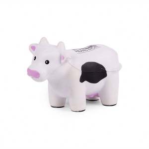 Jouet promotionnel de balle anti-stress de vache en PU avec impression de logo sur mesure pour les 14 ans et plus - Product Image 1