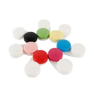 64mm Colorful Eye Contact Lens Box Contact lens Dual Storage Box storage multi-color options