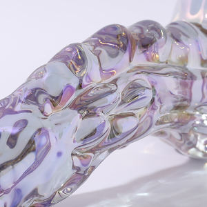 SM Kirin alieno grande dildo vetro trasparente masturbazione femminile doppio uso coppia pesante gusto punitivo giocattolo - Product Image 6