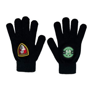 Promozione guanti personalizzati invernali spessi in acrilico a maglia guanti personalizzati ricamati con Logo Patch guanti - Product Image 3
