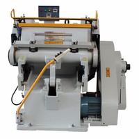 ML750 Machine de découpe et de rainurage semi-automatique manuelle A3 pour feuilles de papier découpées à l'emporte-pièce Machine de découpe de boîtes en carton ondulé