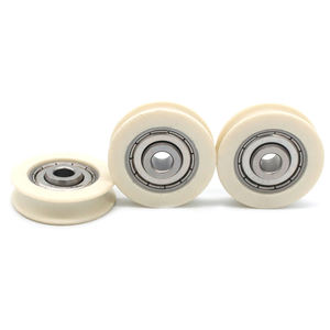 Fornecemos a alta carga <span class=keywords><strong>U</strong></span> sulco rolamento de rolos de nylon de rastreamento 6.35*32*8.8mm com rolamento não padrão 608 - Product Image 6