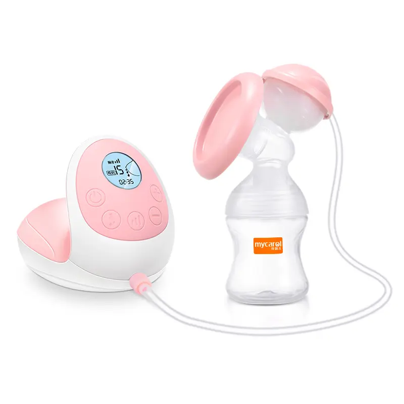 Bomba de leite materno com velocidade ajustável, moms de trabalho estimulação e expressão conjunto de leite materno bomba elétrica