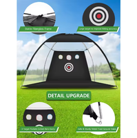 Filet d'entraînement de frappe de golf portable avec entraînement de golf cible Filets d'aide à la frappe Intérieur Extérieur Golf Chipping NetDriving Range