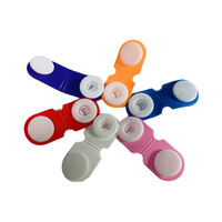 Bracelet de style tendance avec clips à pression faciles, fermoir rapide en plastique étanche pour bracelets d'identification thermiques, usage médical et événementiel