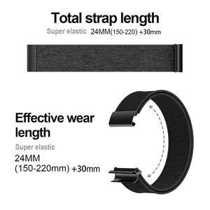 Sangle légère et respirante Upro pour Whoop 5.0 4.0, bracelet élastique avec boucle à crochet pour les sangles Whoop, bandes tressées en nylon - Product Image 3