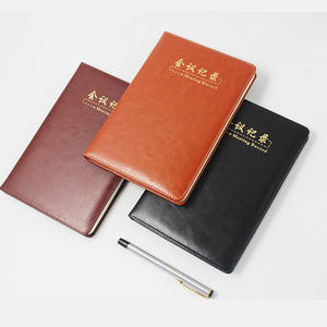 Carnet en cuir PU personnalisé avec logo en estampage à chaud, nom de l'entreprise, carnet en PU - Product Image 2